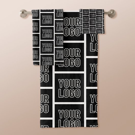 Voeg uw zakelijke Logo, foto of geüploade ontwerp  Bad Handdoek