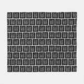 Voeg uw zakelijke Logo, foto of geüploade ontwerp  Fleece Deken (Voorkant (Horizontaal))