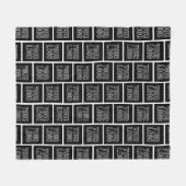 Voeg uw zakelijke Logo, foto of geüploade ontwerp  Fleece Deken (Voorkant (Horizontaal))