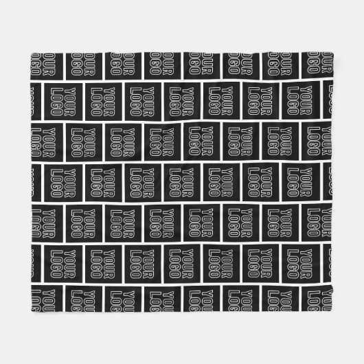 Voeg uw zakelijke Logo, foto of geüploade ontwerp  Fleece Deken (Voorkant (Horizontaal))