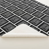 Voeg uw zakelijke Logo, foto of geüploade ontwerp  Sherpa Deken (3/4)