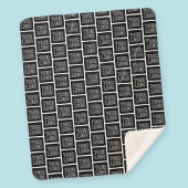 Voeg uw zakelijke Logo, foto of geüploade ontwerp  Sherpa Deken