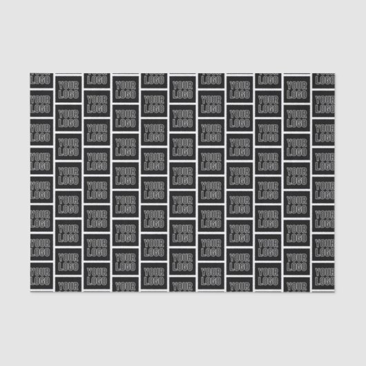 Voeg uw zakelijke Logo, foto of geüploade ontwerp Tissuepapier (Voorkant)