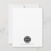 Voeg uw zakelijke Logo kerstavond toe Notitiekaartje (Achterkant)