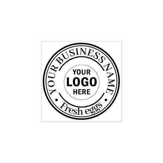 Voeg uw zakelijke Logo rubberstempel toe (Afrduk)