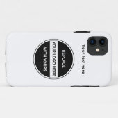 Voeg uw zakelijke Logo toe Case-Mate iPhone Case (Achterkant (horizontaal))