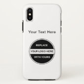 Voeg uw zakelijke Logo toe Case-Mate iPhone Case (Achterkant)