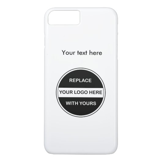 Voeg uw zakelijke Logo toe Case-Mate iPhone Case (Achterkant)