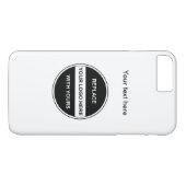 Voeg uw zakelijke Logo toe Case-Mate iPhone Case (Achterkant (Horizontaal))
