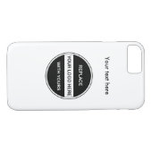 Voeg uw zakelijke Logo toe Case-Mate iPhone Case (Achterkant (Horizontaal))