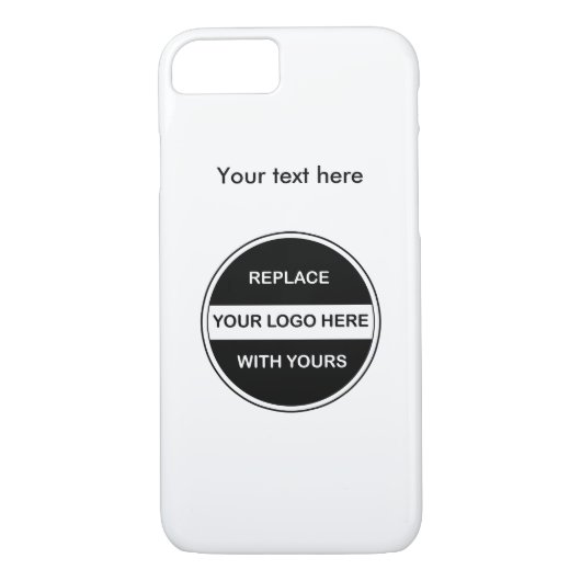 Voeg uw zakelijke Logo toe Case-Mate iPhone Case (Achterkant)