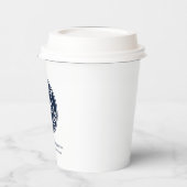 Voeg uw zakelijke Logo website bedrijfsevenement t Papieren Bekers (Links)