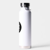 Voeg uw (zwart-wit) Logo toe Waterfles (Links)
