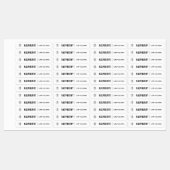 Voeg uw zwarte-lijnproductlabels toe labels (Vel)