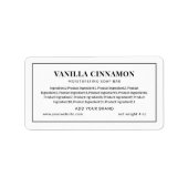 Voeg uw zwarte lijst van Grensingrediënten van het Etiket (Voorkant)