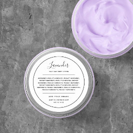 Voeg uw zwarte lijst van Grensingrediënten van het Ronde Sticker