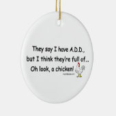 VOEG vol kippen TOE Keramisch Ornament (Rechts)