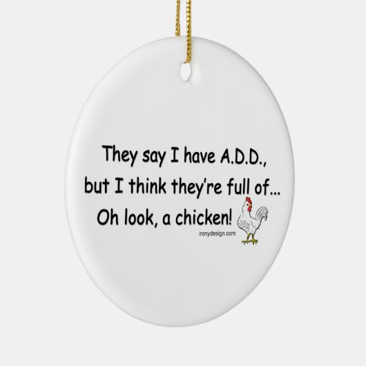 VOEG vol kippen TOE Keramisch Ornament (Rechts)