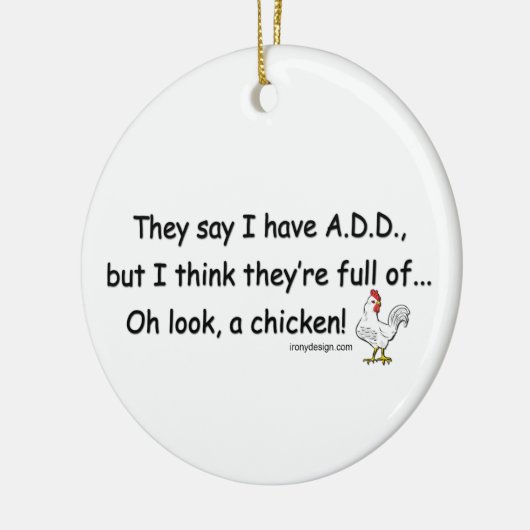 VOEG vol kippen TOE Keramisch Ornament (Links)