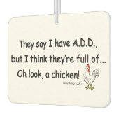 VOEG vol kippen TOE Luchtverfrisser (Links)