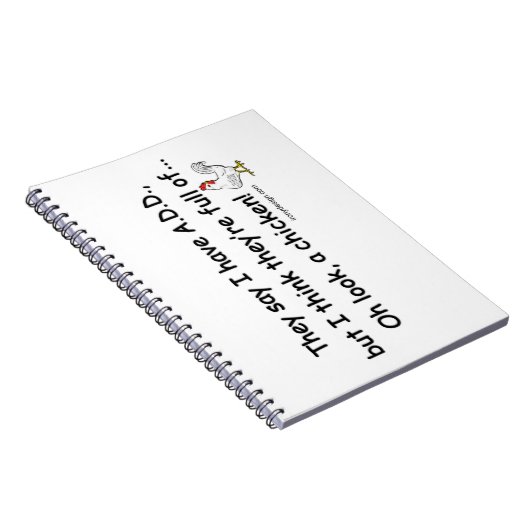 VOEG vol kippen TOE Notitieboek (Rechterzijde)