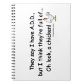 VOEG vol kippen TOE Notitieboek (Voorkant)