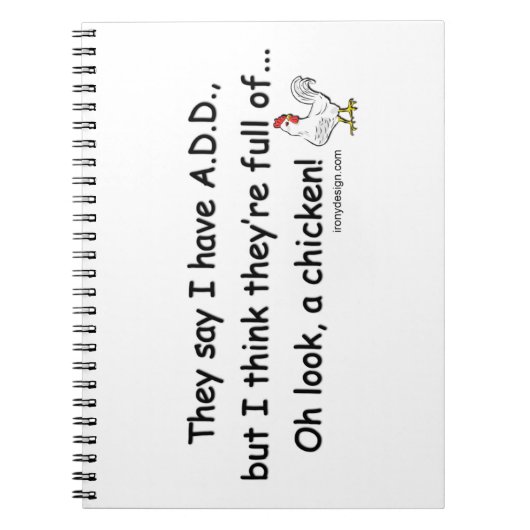 VOEG vol kippen TOE Notitieboek (Voorkant)