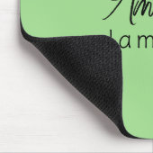 Voeg Volledige naam Eenvoudige Minimale Monogram L Muismat (Hoek)