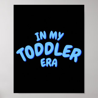 Voeg Woord Toe In Mijn Blauwe Peuter Tijdperk Peut Poster