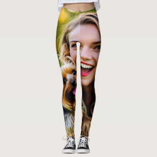 Voeg Yorkshire Terrier-foto personaliseren toe Leggings