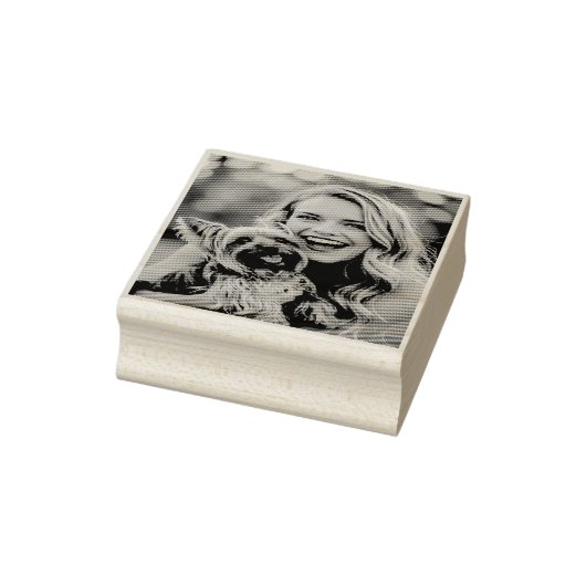 Voeg Yorkshire Terrier-foto personaliseren toe Rubberstempel (Stempel)