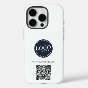 Voeg zakelijk logo en website QR-code aanpassen to iPhone 16 Pro Hoesje