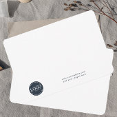 Voeg zakelijke Logo en bedrijfsmedewerkers toe Bedankkaart