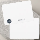 Voeg zakelijke Logo en bedrijfsmedewerkers toe Bedankkaart