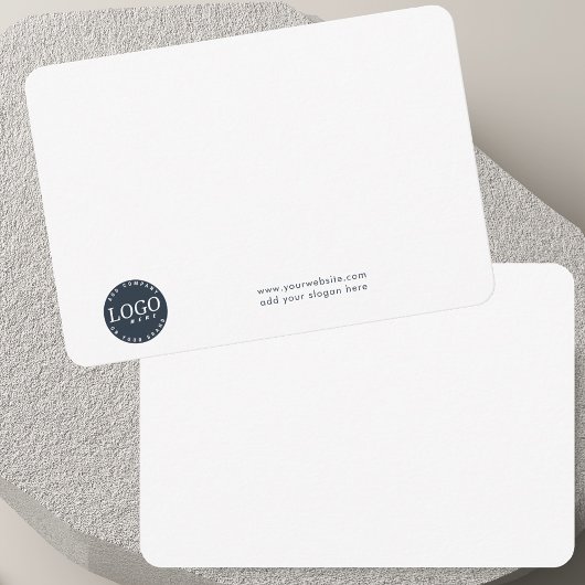 Voeg zakelijke Logo en bedrijfsmedewerkers toe Bedankkaart