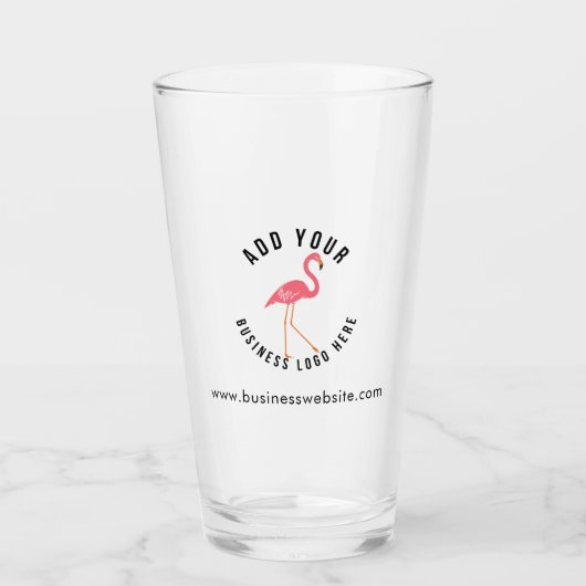 Voeg zakelijke Logo en bedrijfsmedewerkers toe Glas (Voorkant)