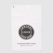 Voeg zakelijke Logo en bedrijfswebsite promotionee Golfhanddoek (Voorkant)