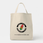 Voeg zakelijke Logo en website promotioneel toe Tote Bag (Achterkant)