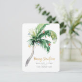 Voeg zakelijke Logo kerst toe Feestdagenkaart (Staand voorkant)