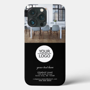 Voeg zwart de Foto van het Bedrijf van de Tekst va Case-Mate iPhone Case