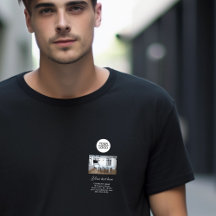 Voeg zwarte promotie voor aangepaste tekst Logo to