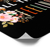 Voel alle gevoelens uit de mond van de geestesziek poster (Hoek)