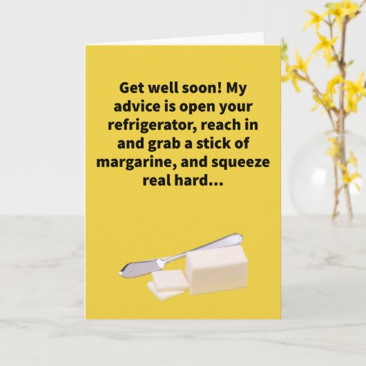 Voel Butter wel goed Kaart (Gele Bloem)