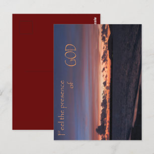 Voel de aanwezigheid van God Briefkaart