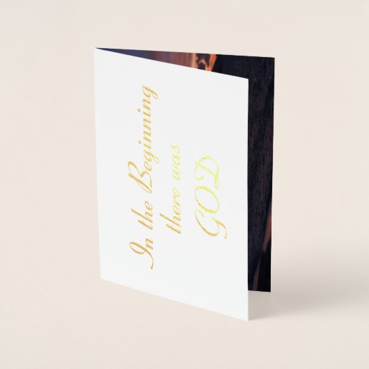 Voel de aanwezigheid van God Folie Kaarten (Voorkant)