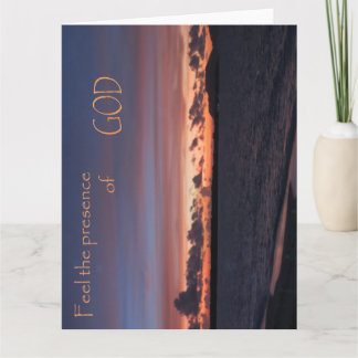 Voel de aanwezigheid van God Kaart