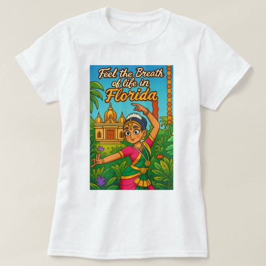 Voel de adem van het leven ontwerp t-shirt (Design voorkant)