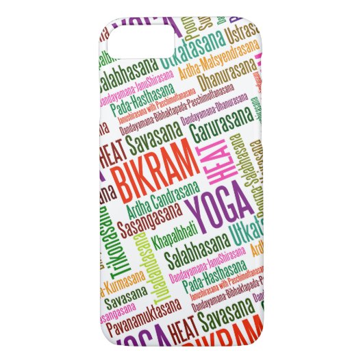 Voel de Asanas van de Heat Bikram Yoga Practioner Case-Mate iPhone Case (Achterkant)