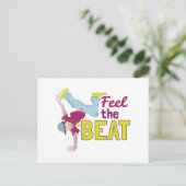 Voel de Beat Briefkaart (Staand voorkant)