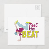 Voel de Beat Briefkaart (Voorkant / Achterkant)